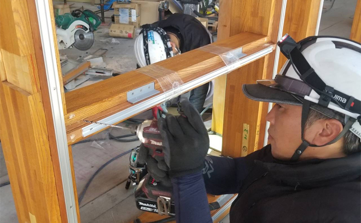 木製サッシ交換1