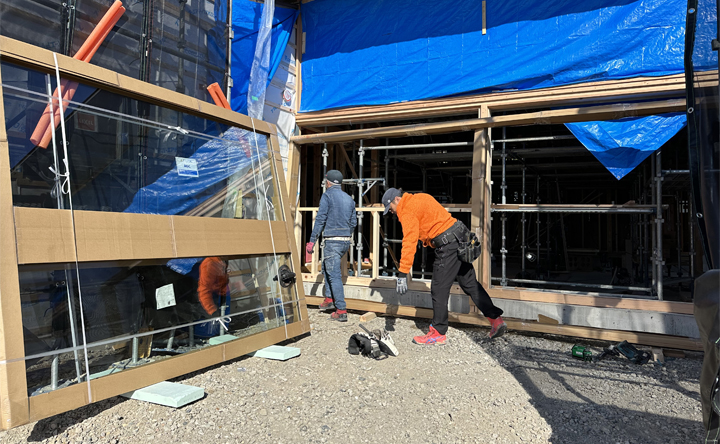 木製サッシ交換1