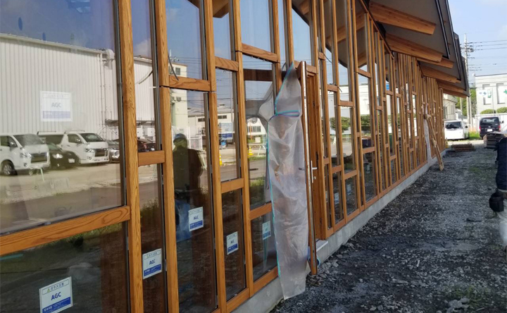 木製サッシ交換2