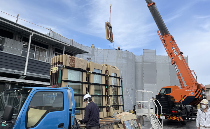 木製サッシ交換3