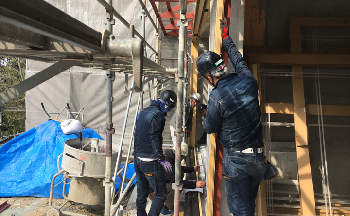 木製サッシ交換3