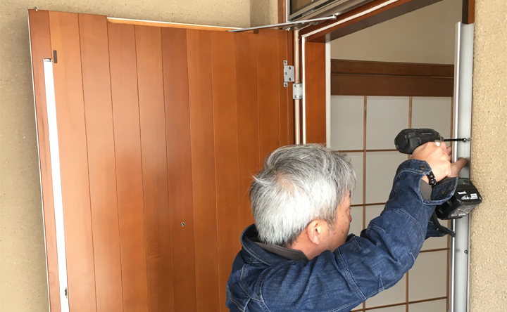 メンテナンス障子交換