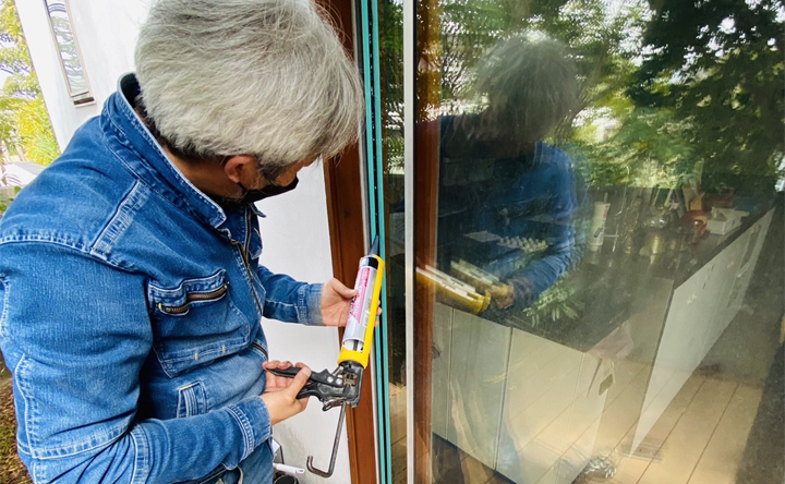 木製サッシメンテナンス1