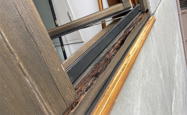 木製サッシメンテナンス1